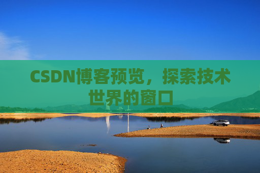 CSDN博客预览，探索技术世界的窗口